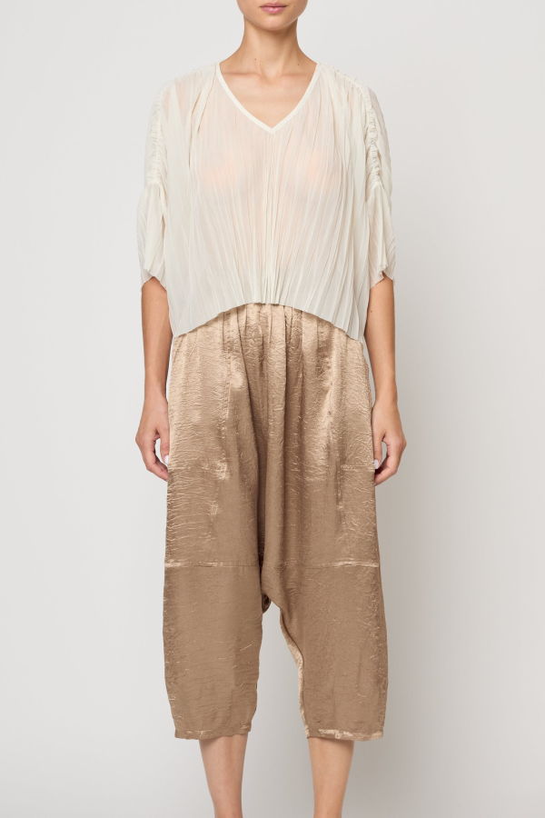 Atelier Delphine Flared Tee Random Pleats