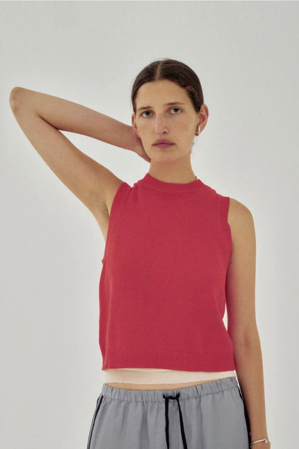 Sayaka Davis Tape Yarn Knit Tank