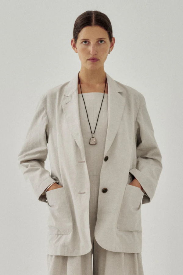 Sayaka Davis Two Button Blazer - Cloud