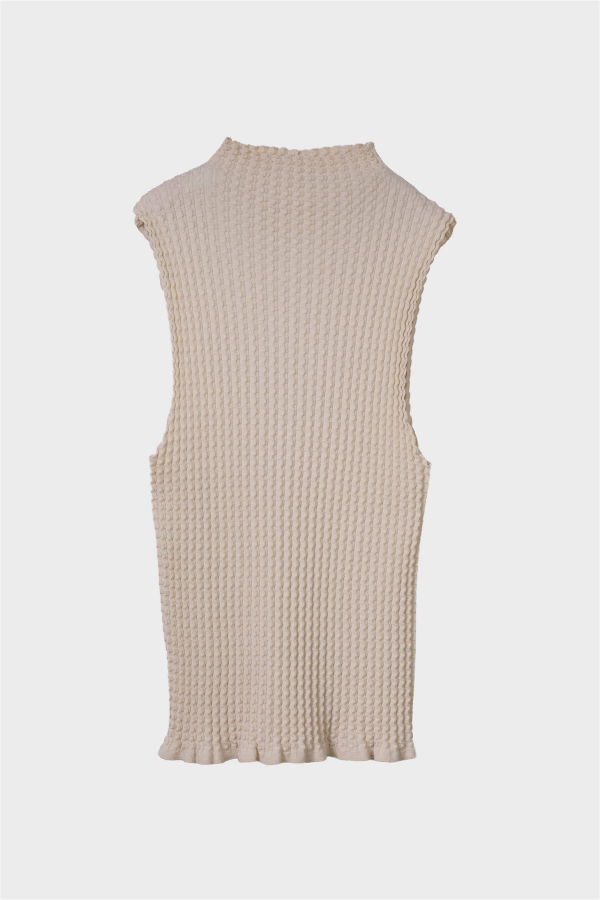 Sayaka Davis Wavy Rib Mockneck Tank