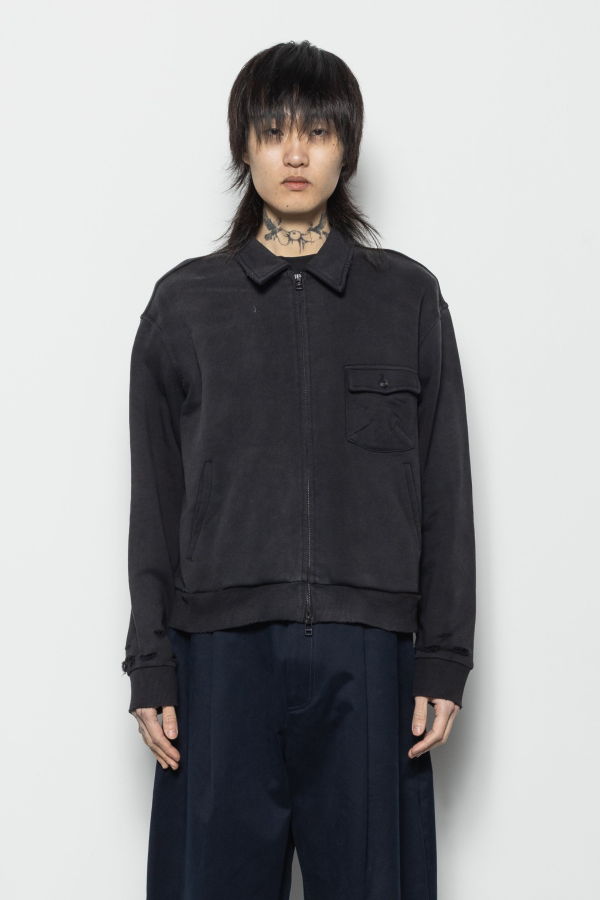 Professor.E Aged Single Pocket Jacket