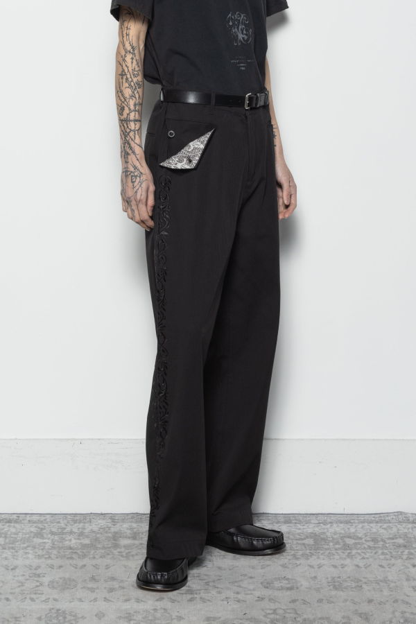 Professor.E Embroidered Pants