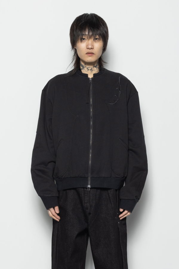 Professor.E Embroidered Zipper Jacket