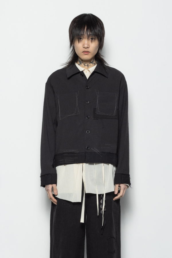 Professor.E Stitch Work JKT Cardigan