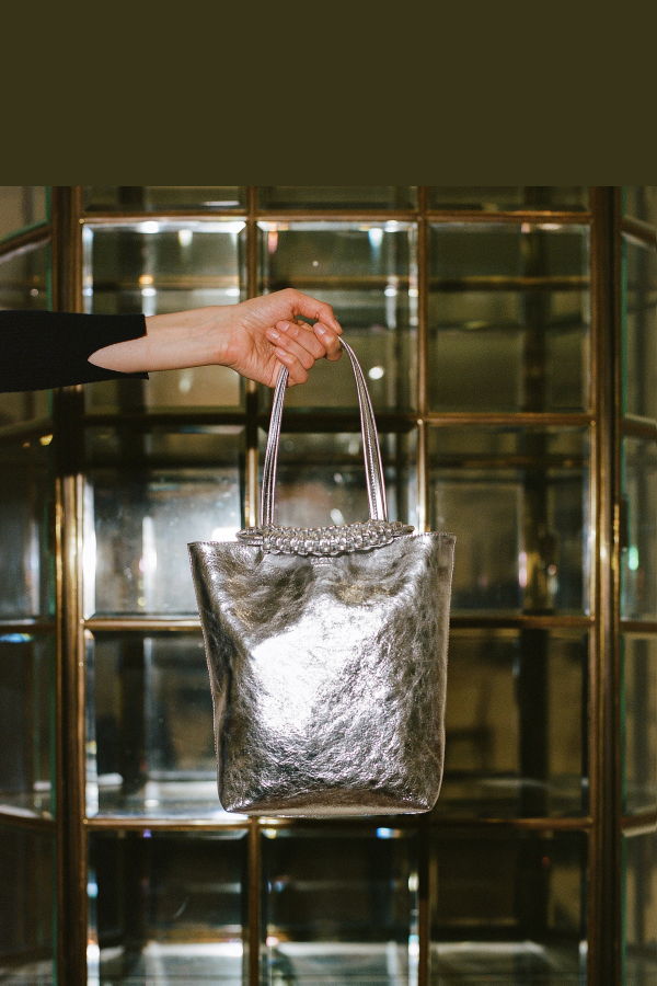 Kamperett Sagan Pazar Tote Nano - Silver