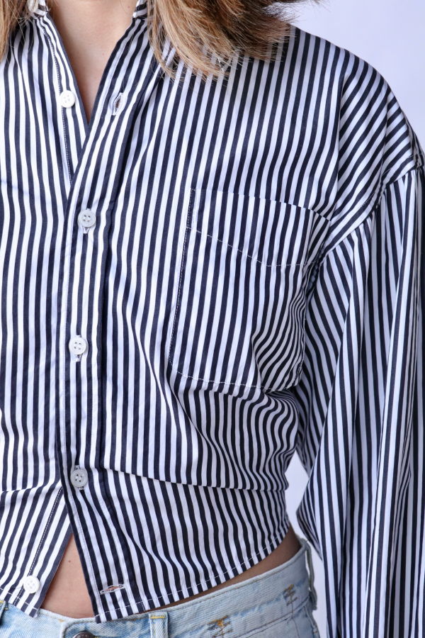 R13 Split Hem Boyfriend Shirt