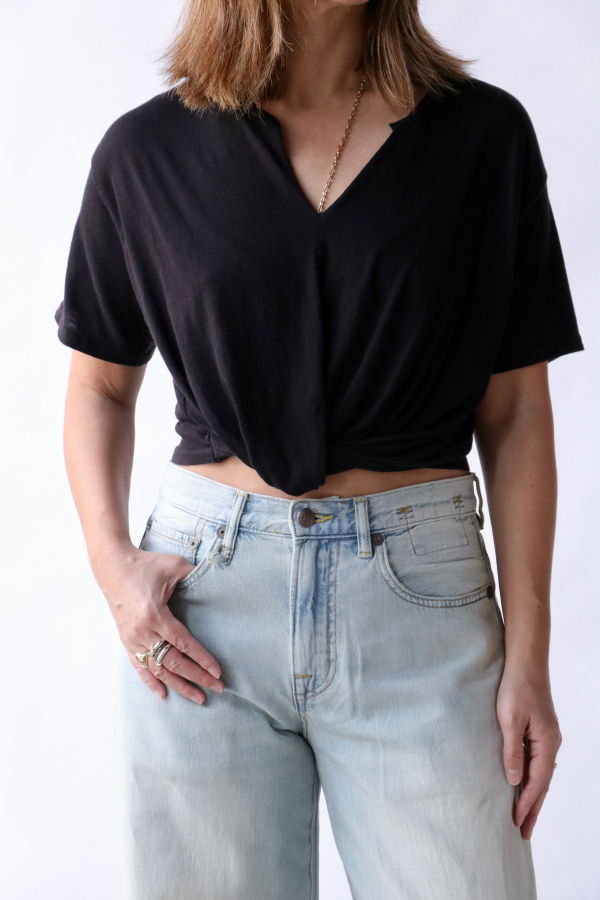 R13 Twisted Front Tee