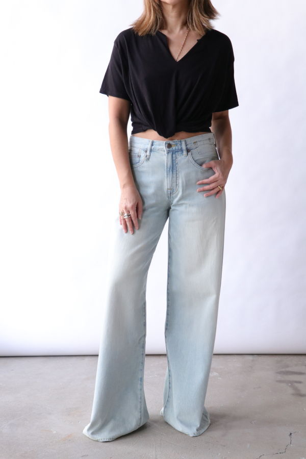 R13 Twisted Front Tee