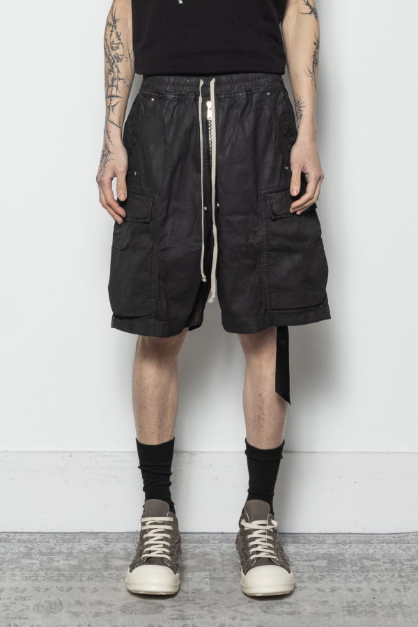 Rick Owens Cargo Belas Denim Shorts