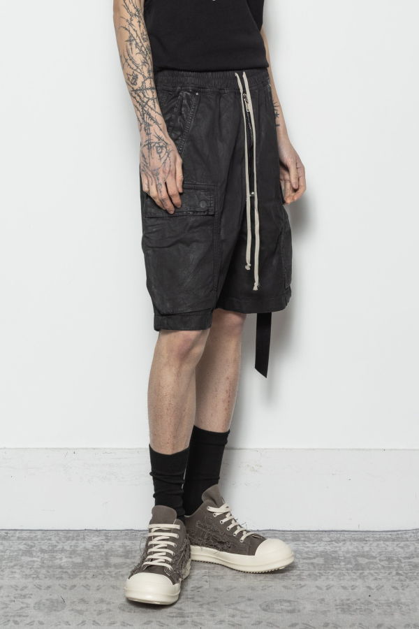 Rick Owens Cargo Belas Denim Shorts