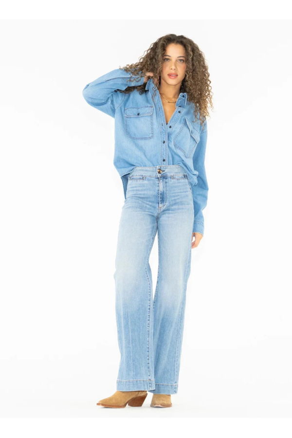 ASKK NY Brighton Wide Leg Jeans