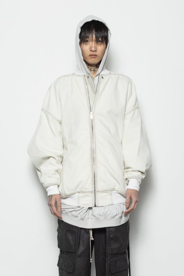 Rick Owens Jumbo Flight Denim Bomber Jacket