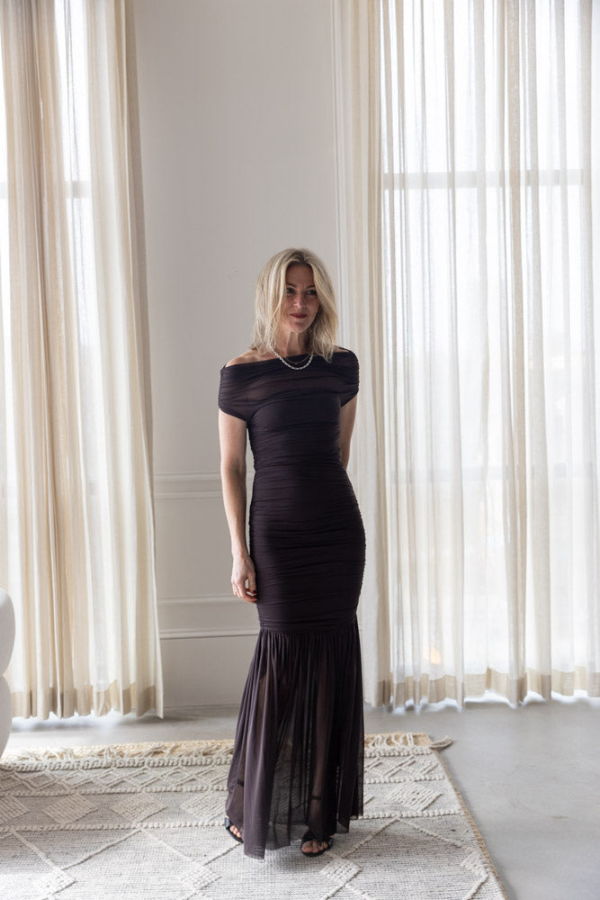 Ser.o.ya Noel Gown - Ash Brown