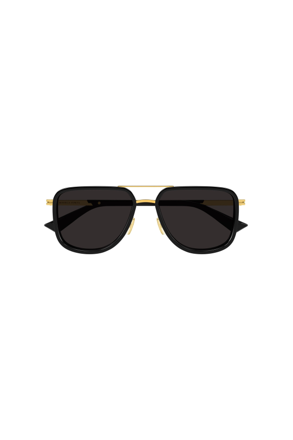 BOTTEGA VENETA Aviator Sunglasses - Gold/Grey