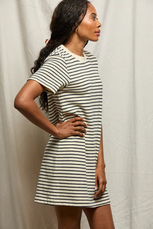 Perfect White Tee Rhett Brushed Rugby Tee Dress