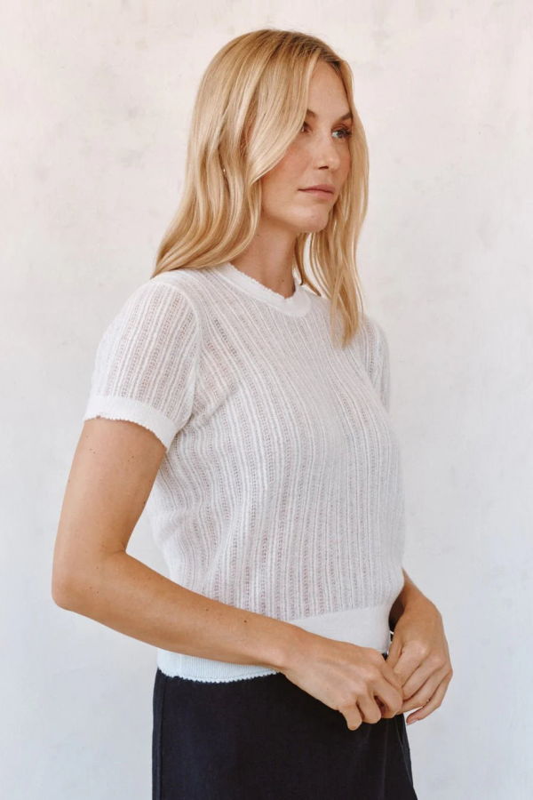 Bella Dahl Short Sleeve Sweater Top