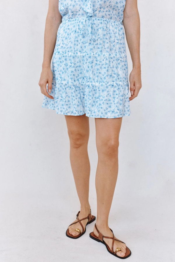 Bella Dahl Tiered Mini Skirt