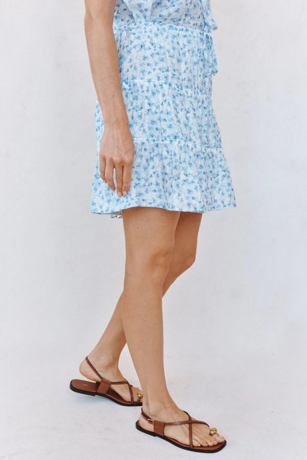 Bella Dahl Tiered Mini Skirt