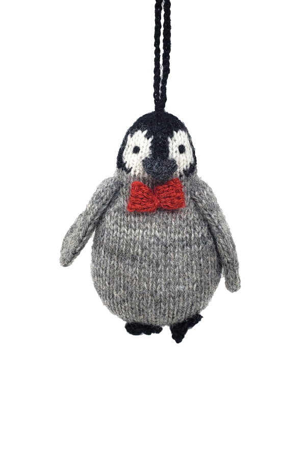 Melange Collection Penguin With Bowtie Ornament (Case Pack of 6)