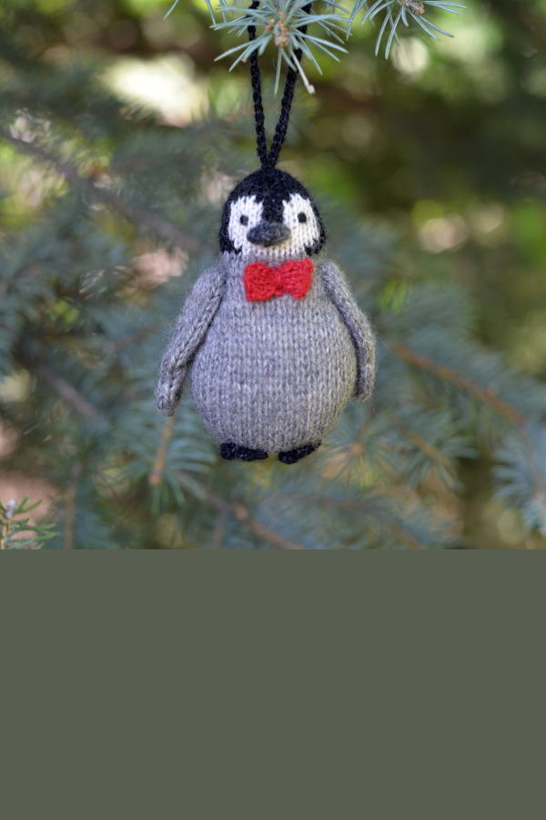 Melange Collection Penguin With Bowtie Ornament (Case Pack of 6)