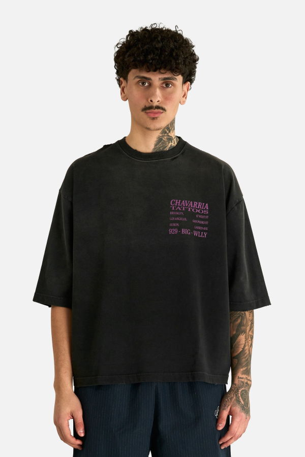 Willy Chavarria Willy Tattoo Buffalo Tee