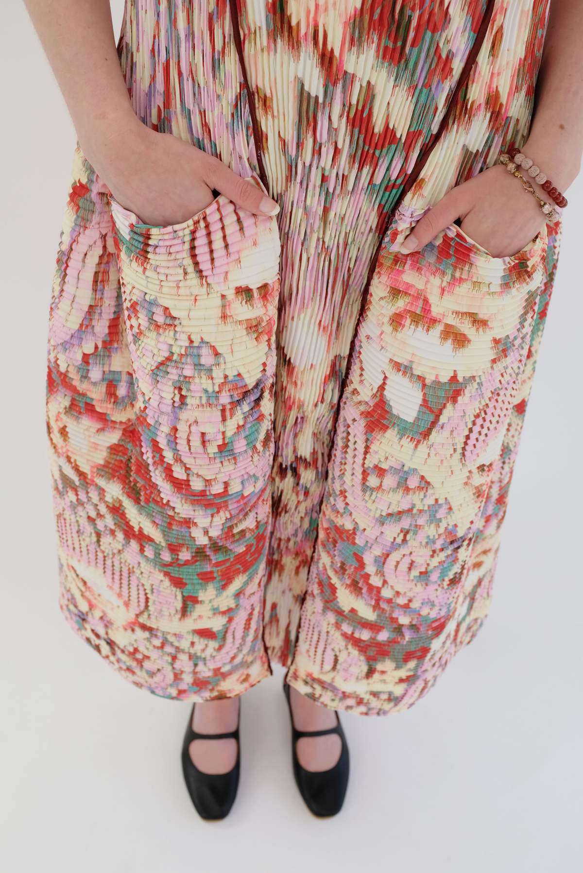 Julia Heuer Uma Handpleated Dress - Jim - Image 2 of 8