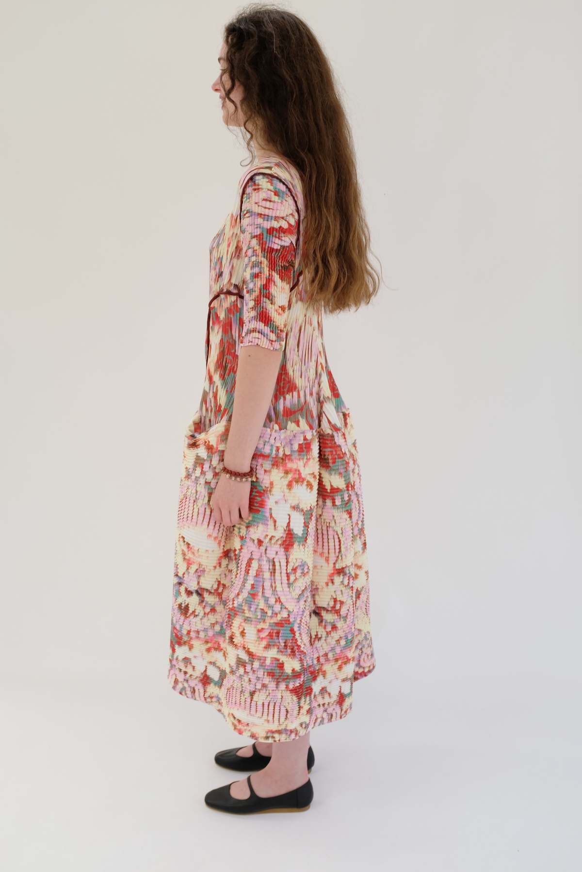 Julia Heuer Uma Handpleated Dress - Jim - Image 4 of 8