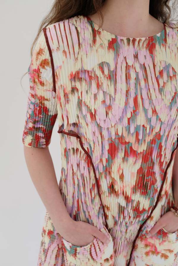 Julia Heuer Uma Handpleated Dress - Jim