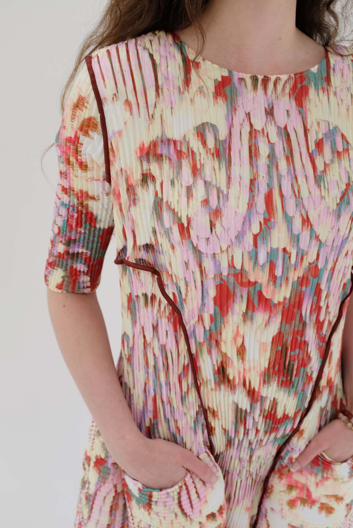 Julia Heuer Uma Handpleated Dress - Jim - Image 6 of 8