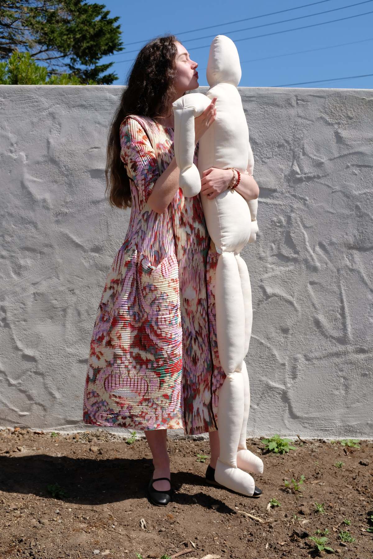 Julia Heuer Uma Handpleated Dress - Jim - Image 7 of 8