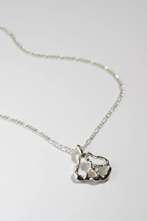 FARIS Peace Pendant In Sterling Silver