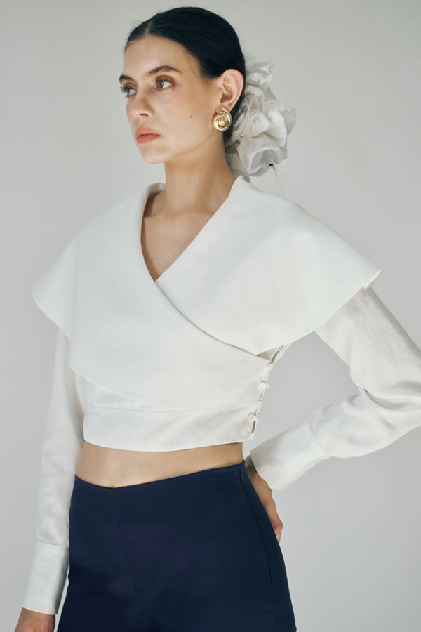 Maude Club Rizo Top - White