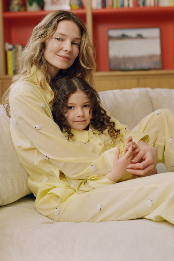 KIDS Sea NY Sheep Pajama Set - Yellow