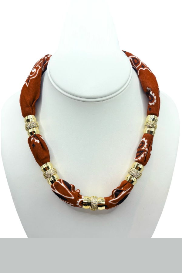 Holst and Lee Bandana Necklace