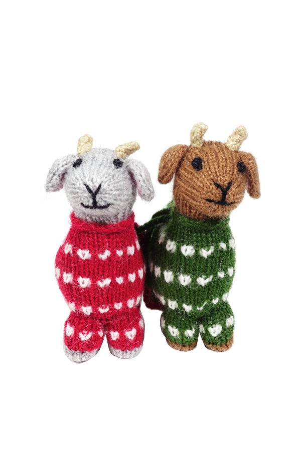 Melange Collection Baby Goats in Pajamas Ornaments (Case Pack of 6)