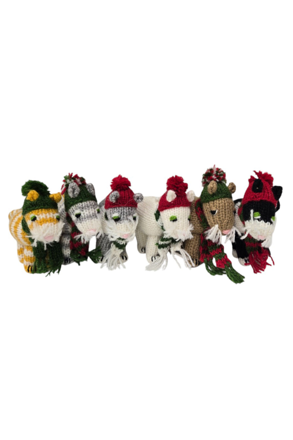 Melange Collection Cat Ornaments (Case Pack of 6)