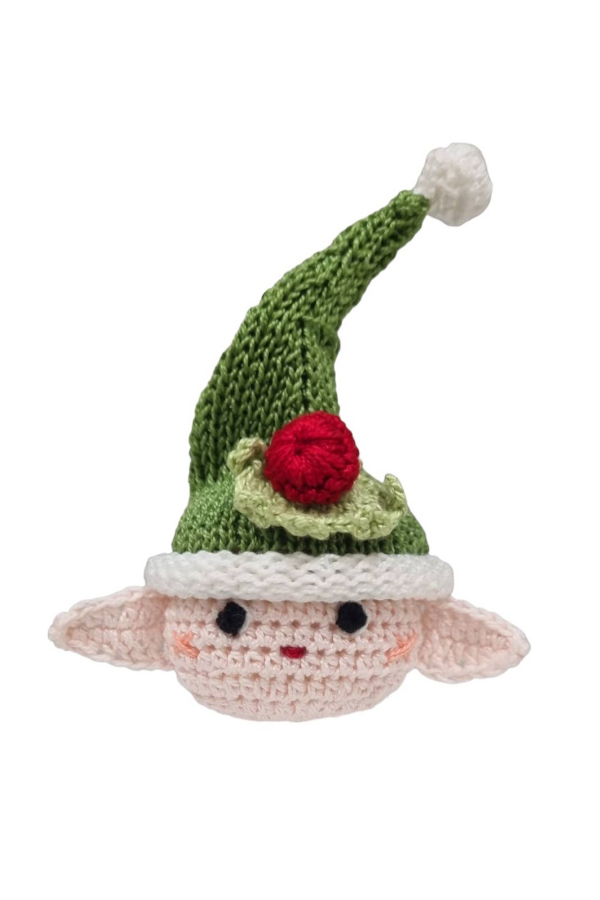 Melange Collection Crochet Elf Ornaments (Case Pack Of 6)
