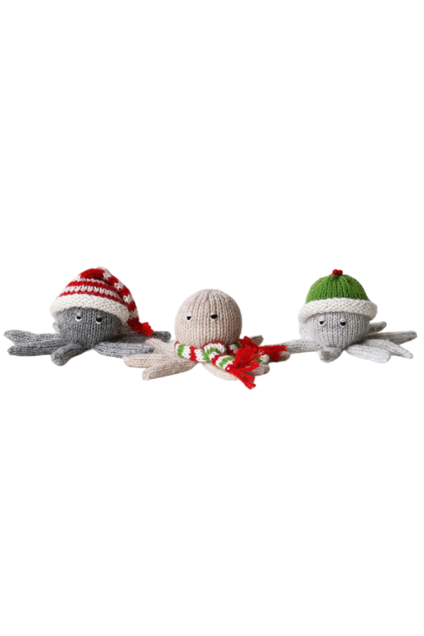 Melange Collection Octopus Holiday Ornaments Case Pack of 6