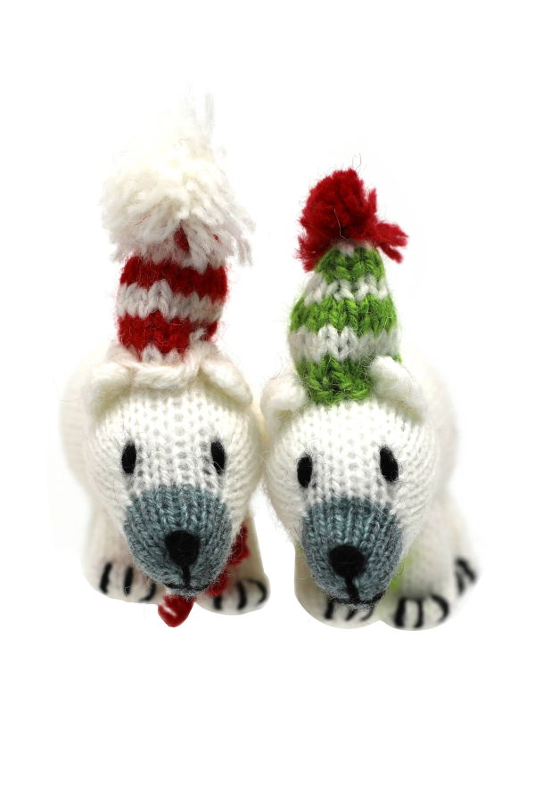 Melange Collection Polar Bear Ornaments (Case Pack of 6)