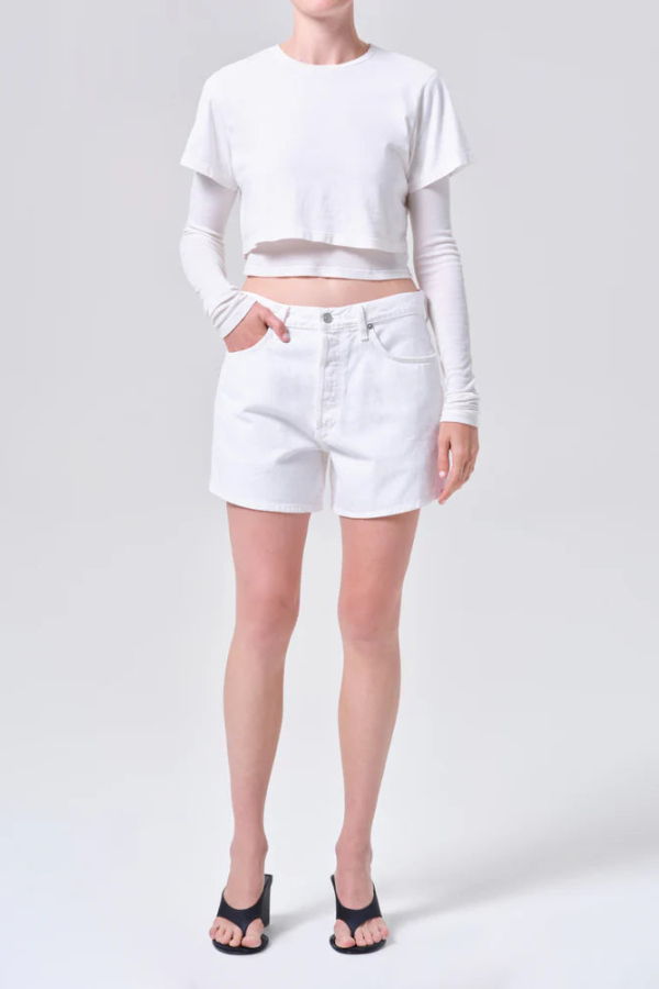 AGOLDE Leith Denim Short