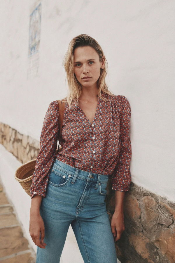 Birds of Paradis by Trovata California Maisey Blouse