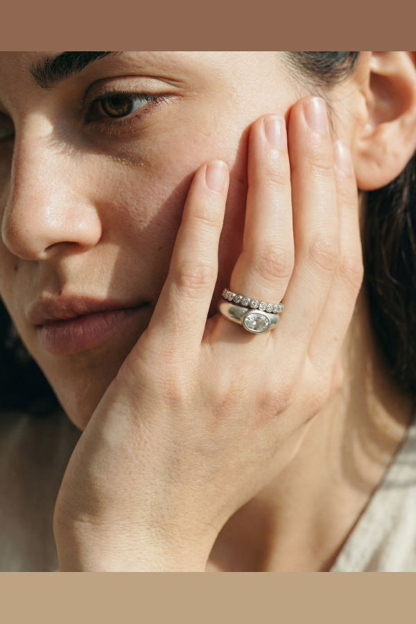 CklasicDesigns Oval Banks Ring