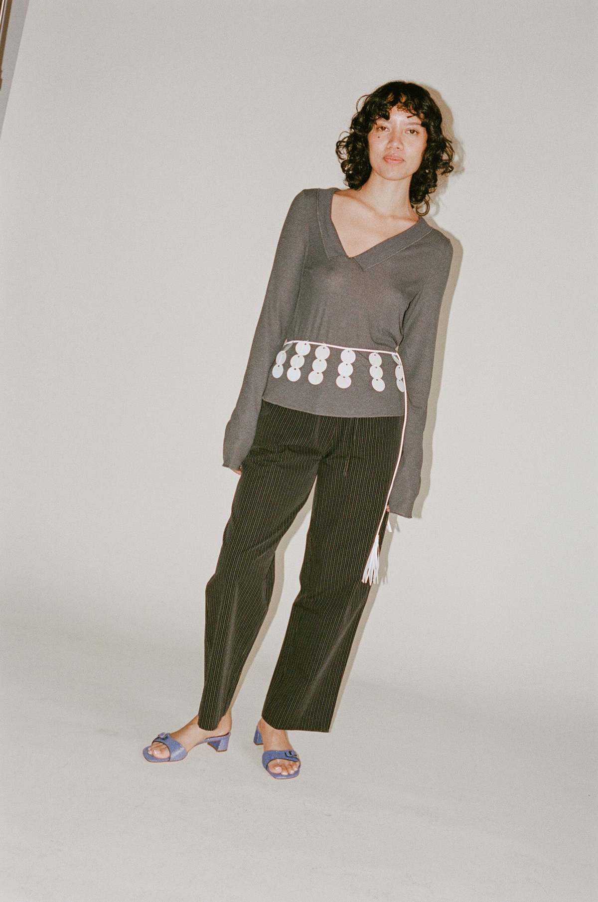 Maryam Nassir Zadeh Regalo Belt - White - Image 2 of 8