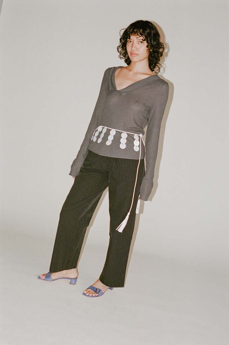 Maryam Nassir Zadeh Regalo Belt - White