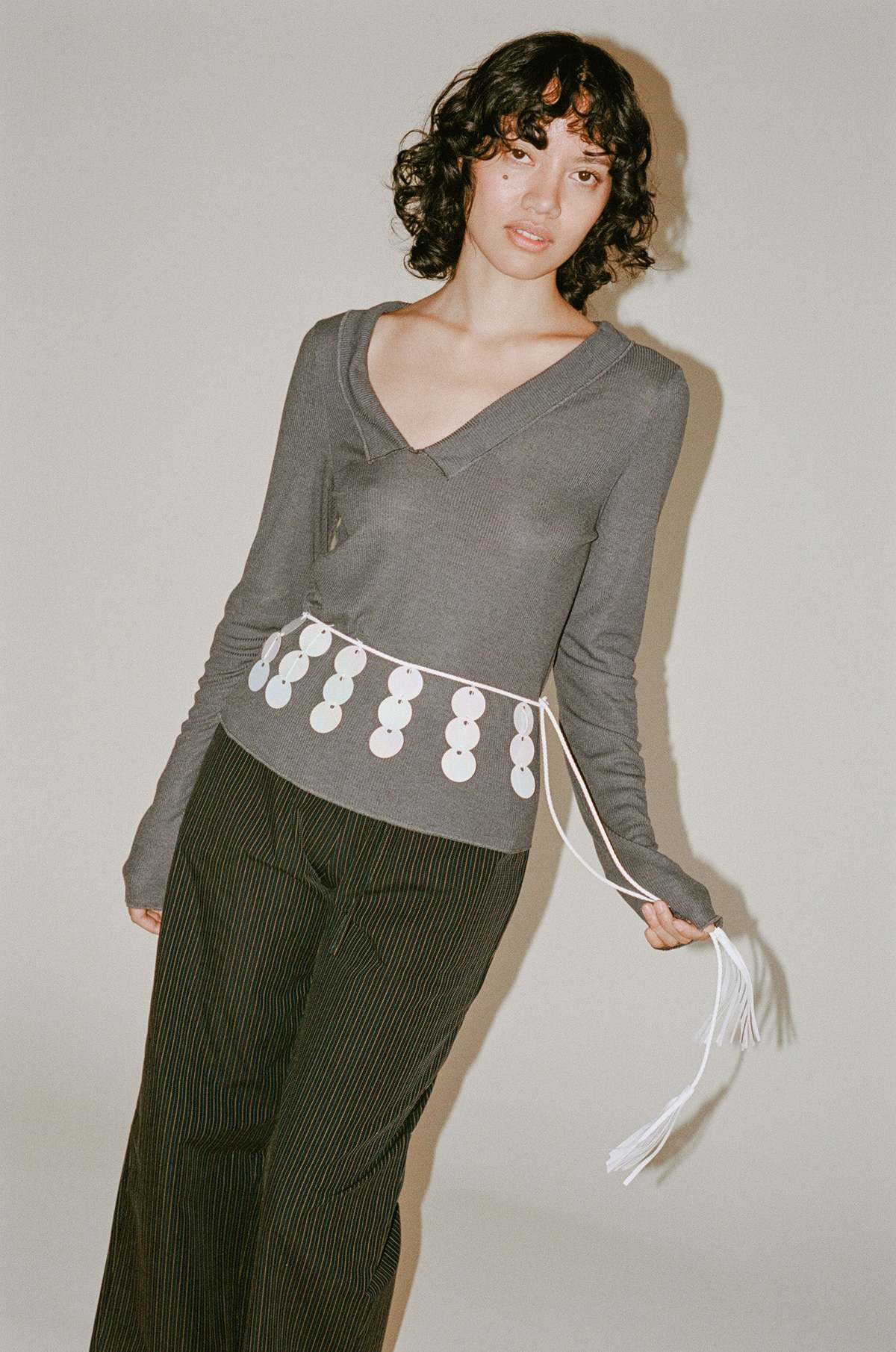 Maryam Nassir Zadeh Regalo Belt - White - Image 4 of 8