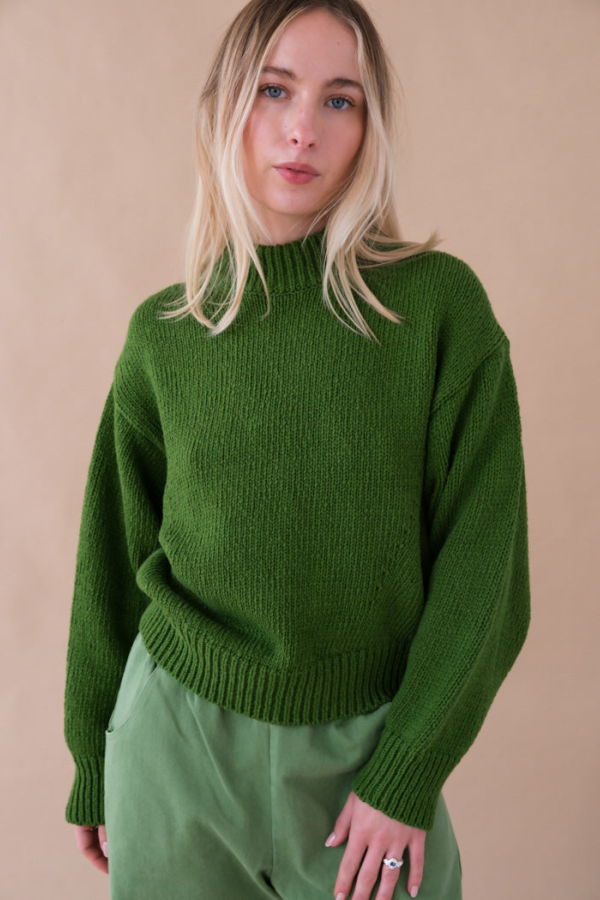 Le Bon Shoppe Zoe Cotton Sweater - Avocado
