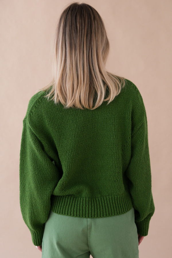 Le Bon Shoppe Zoe Cotton Sweater - Avocado