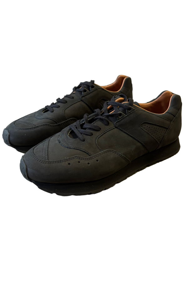 Reproduction of Found 1300NL French Military Trainer Black Nubuck Sneaker
