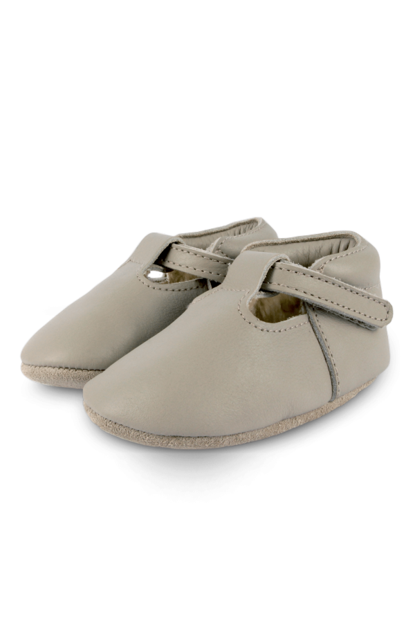 KIDS Donsje Elia Lining Shoes - Light Stone Leather