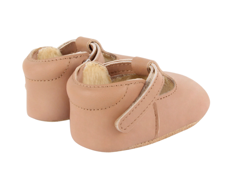 KIDS Donsje Elia Lining Shoes - Praline Leather
